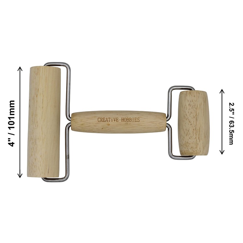 Creative Hobbies Hardwood Pony Roller - 2 in 1 Design