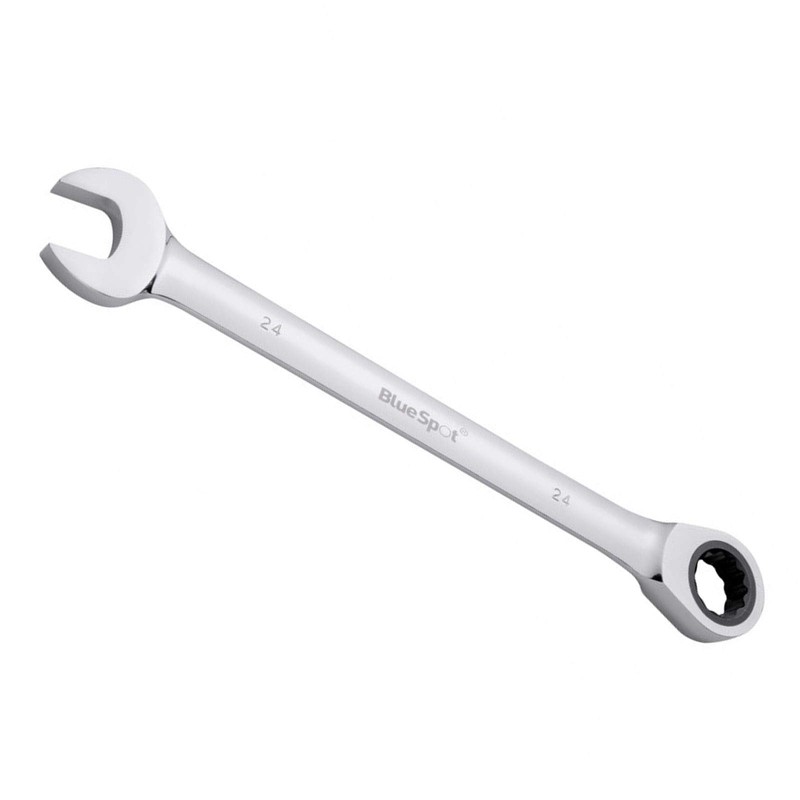 Blue Spot Tools 05120 24mm Chrome Vanadium Ratchet Spanner Fixed