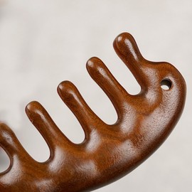 Wood Scalp & Shoulder Gua Sha Acupressure Massage Tool Gua Sha - Wood 3ea