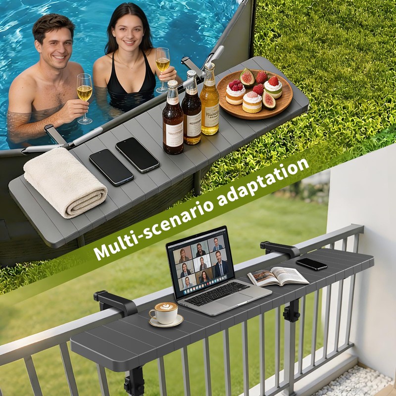 CLICLIET Pool Bar for Above Ground Pool, Pool Side Table