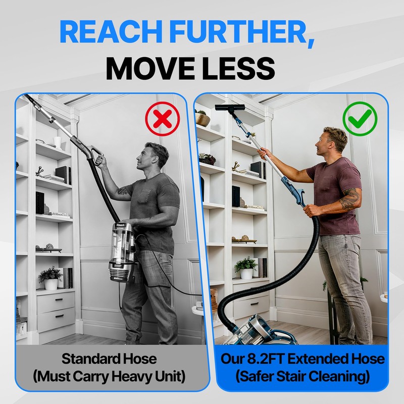 Vacuum Hose Replacement Compatible with Shark UV900 UV850 UV950 LA555