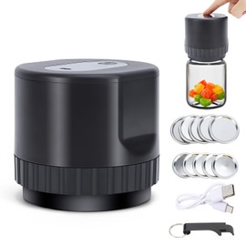 Electric Mason Jar Vacuum Sealer Suitable for Regular and Wide Mouth Mason Jar Vacuum Sealer Kit