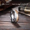 King Will Mens Wedding Band 8mm Tungsten Rings for Men