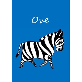Ove: individualisiertes Malbuch / Notizbuch / Tagebuch - Zebra - A4 - blanko (German Edition)