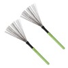 Drum Brush Steel Wire Maple Wooden Handle Percussion Tool Instrument