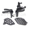 HTTMT MT390-018- Black Front Rider Foot Pegs Bracket Compatible with