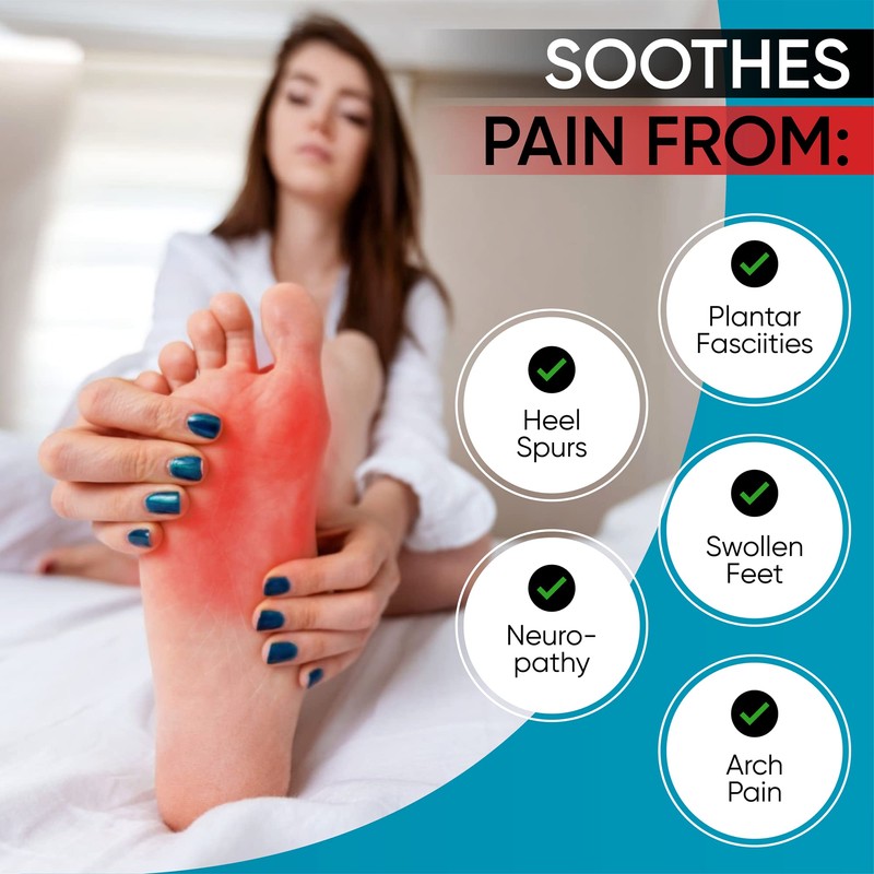 Reusable Hot Foot & Cold Ice Pack Wrap for Plantar