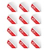 Hardcore XT White and Red RD Logo Extra Thick Standard