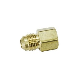 LTWFITTING Brass Flare 3/4" OD x 1/2" Female NPT Connector/Adapter Tube Fitting(Pack of 5)