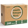 Laundry Detergent Sheets, 200 Count, Fragrance Free, Eco-Friendly, Plastic-Free, Hypoallergenic,