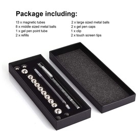 Cool 0.5mm Ballpoint Pen,Fun Stress-Relieving Multifunction Writing Pen Creative Gift for Adult or Friends (Black)