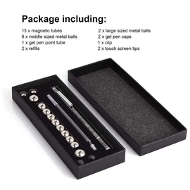 Cool 0.5mm Ballpoint Pen,Fun Stress-Relieving Multifunction Writing Pen Creative Gift for Adult or Friends (Black)