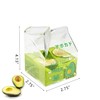 Kawaii Glass Milk Carton Cup Clear Cute Milk Cup Mini