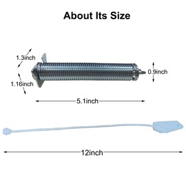 NEW Upgraded 00754866 Dishwasher Door Spring & Cable Kit for Bosch Thermador Gaggenau AP5804978 PS8770519 3279707 00623540 00627230 00659339 00751392 12004119