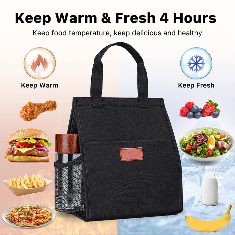 Waterproof Lunch Insulation Bag Portable Thickened Aluminum Film Bento Bag