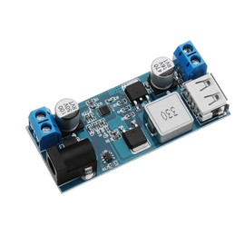ICQUANZX DC 6V 9V 12V 24V to DC 5V 5A Buck Converter Module, 9-36V Step Down to USB 5V Transformer Dual Output Voltage Regulator Board