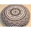 Round Mandala Floor Pillow Cover Seating Cushion Throw Cover Hippie