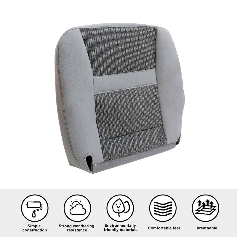 SecosAutoparts - Funda de asiento de tela de repuesto para