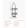 VEVOR Shower Caddy, 3-Tier Hanging Bathroom Shower Storage Organization Shelves