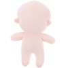Veemoon Blank Plush Doll, 20CM Unfinished Rag Doll for DIY