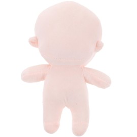 Veemoon Blank Plush Doll, 20CM Unfinished Rag Doll for DIY Dress up Humanoid Stuffed with Smooth Surface Soft and Safe for Imaginative Play and Hands Learning