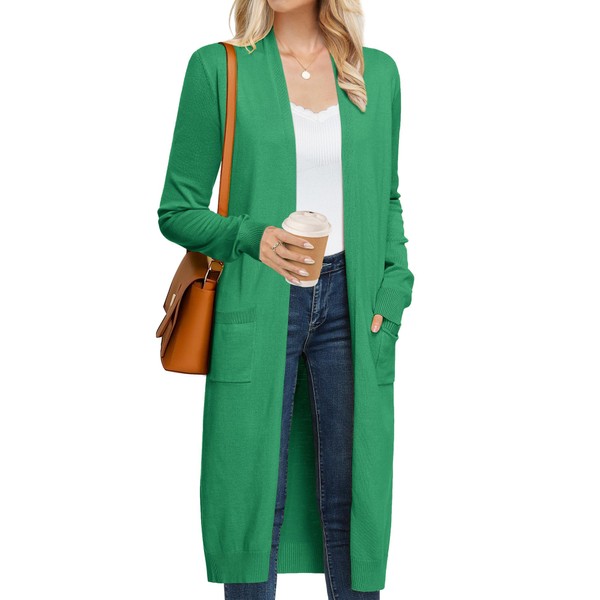 GRACE KARIN Maxi Cardigan for Women Casual Long Knit Cardigan