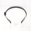 (2 types) Burnaby Slim Black Cubic Ribbon Hairband Gold /