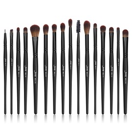 Jessup Brush Set Makeup Brush Eye Brush Set 16 Pieces Eyeshadow Brush Make Up Brush Set Cosmetic Brush Makeup Brush Eye Makeup Brushes Synthetic Hair Black T272