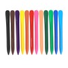 Crayons Triangle Marker Pen Shape, 12 Colors, No Smudge Hands,