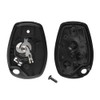SESKEYS RN3B01 2-Button Key Case without Blade Compatible with Renault