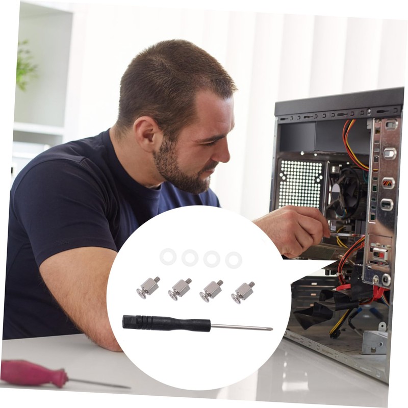 TEHAUX 1 Set SSD Mounting Screw Kit for Motherboards Durable