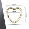 KEYU® Heart Shaped Key Rings Heart Keyring for Couples Rose