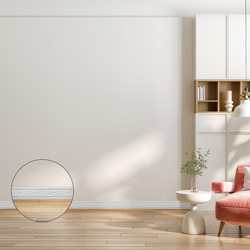 WADILE 360" x 1.57" 3D Wall Edging Self Adhesive, Pattern