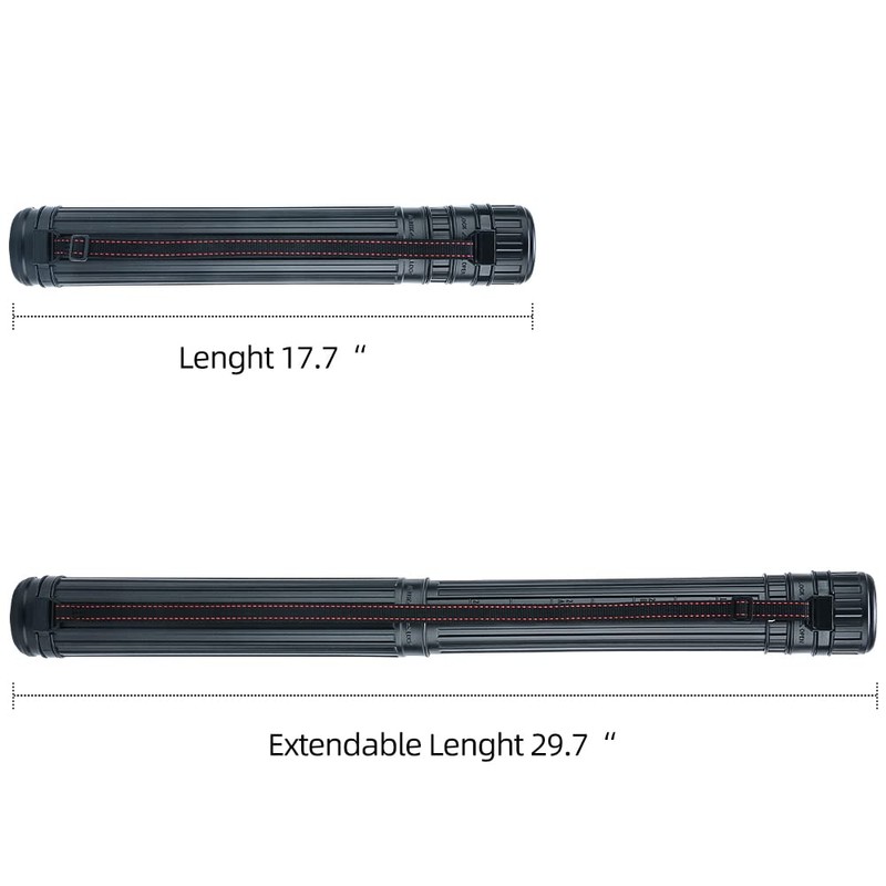 TRANSON 2-Pack Small Poster Storage Tube Extendable for Documents Blueprints