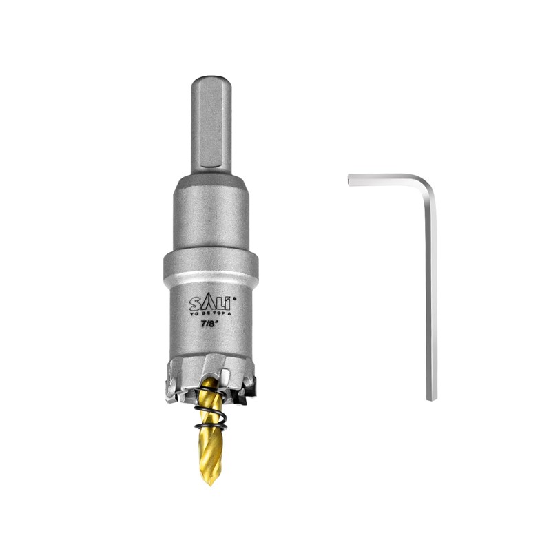SALI 7/8" (22mm) TCT Hole Saw Kit Tungsten Carbide Tipped