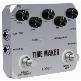 KOOGO Time Maker Guitar Delay Pedal 11 Types of Ultimate Delay Effect Pedal