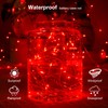 Ariceleo Upgraded LED Fairy Lights, 2 Pack 16ft Red with