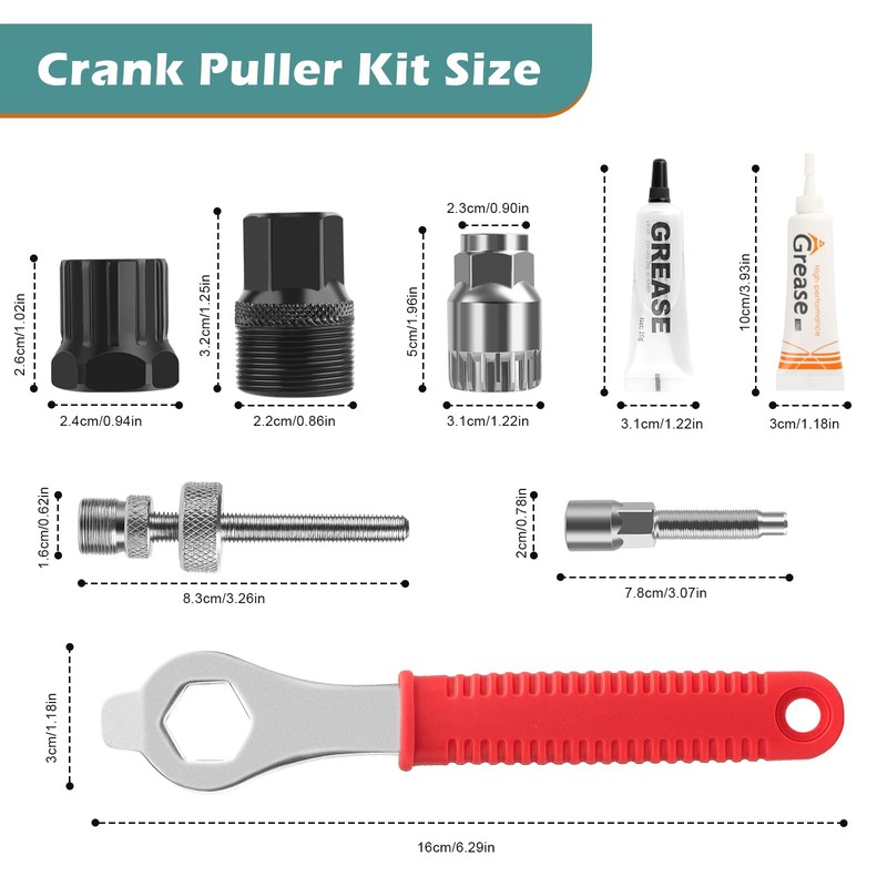 Crank Puller Bicycle Bottom Bracket Bicycle Crank Tool, Bicycle Crank