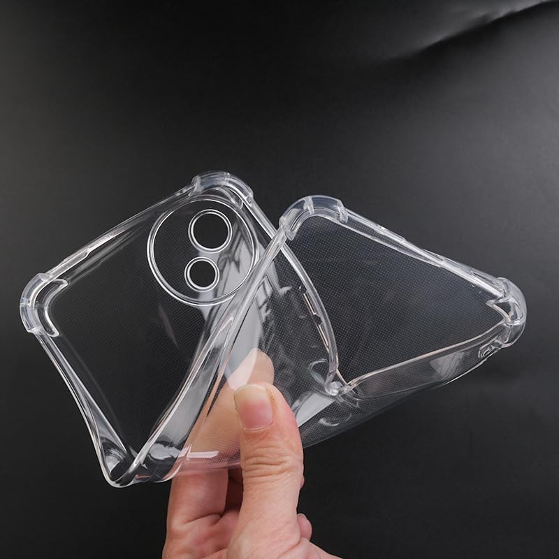 Aquos Wish 4 SH-52E Case, Fully Transparent, Soft TPU Material,