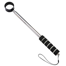 Auto-plaza 9 Feet Aluminum Alloy Golf Ball Retriever Telescopic Black for Water Golf Ball Picker Grabber Golf Accessories (1)