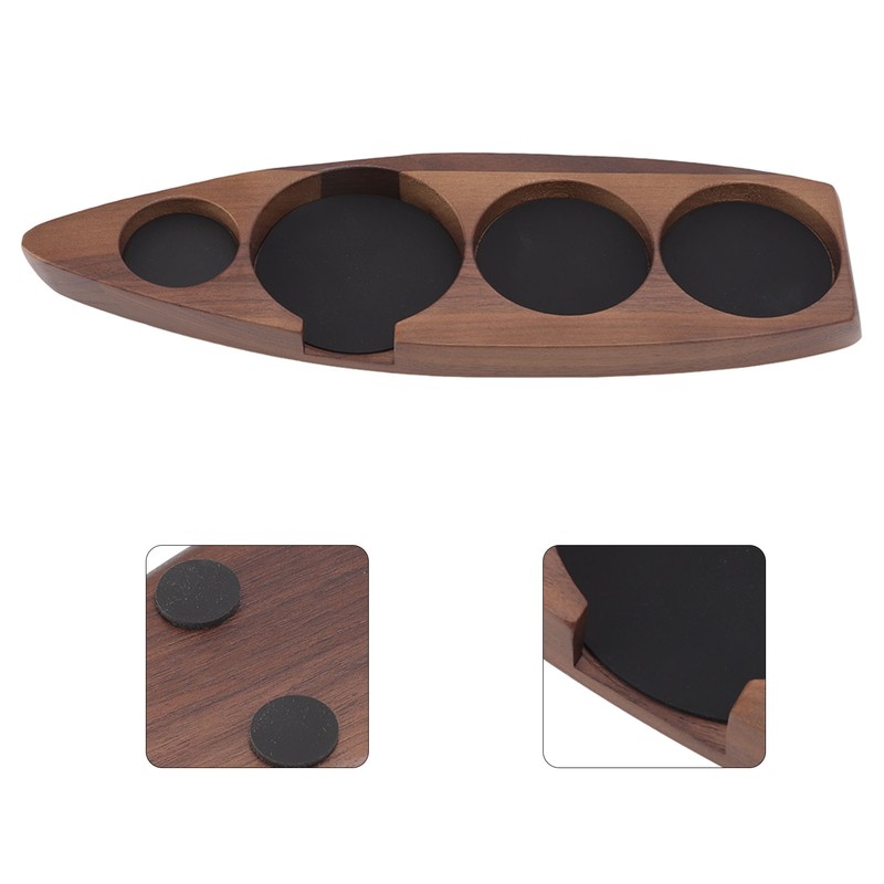 Wooden Coffee Tamper Holder Coffee Tamper Mat Stand Coffee Maker