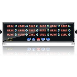 Commercial Kitchen Timer with 18 Channels, Professional LED Digital Timer for Cooking, Loud Alarm Volume +/-, Heavy Duty Stainless Steel Large Timers with Waterproof Panel & Memory Function