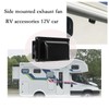 Ronyaoko RV Air Vent Fan, RV Interior Side Extractor Fan,