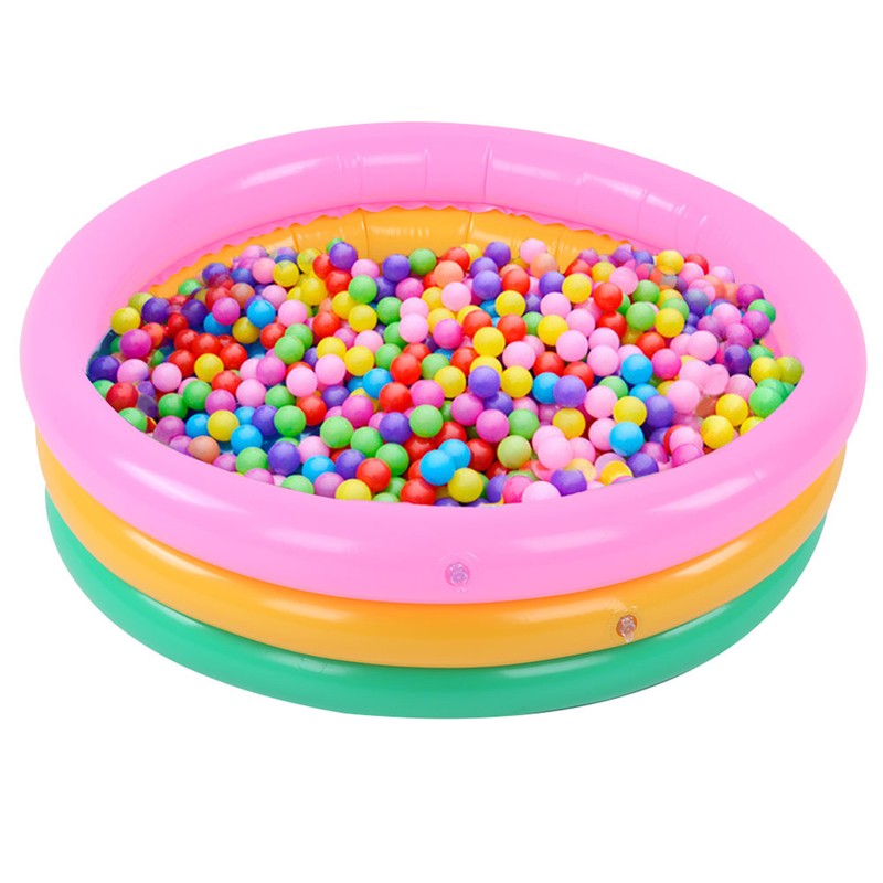Children Soft Inflatable Swimming Pool Kids Boy Round Shape Bright