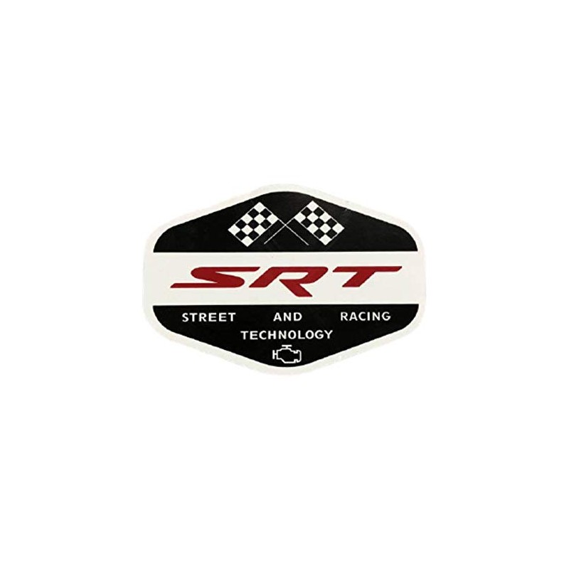 SRT Badge Decal | Premium Performance Logo Sticker | 4