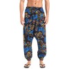 AITFINEISM Men's Causal Harem Pants Loose Drawstring Aladdin Boho Hippie