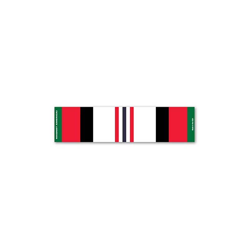 Afghanistan War Service Mini Ribbon Bar Magnet by Magnet America