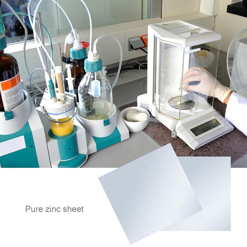 Create idea 5pcs Zinc Plate Flat Sheet for Science Laboratory