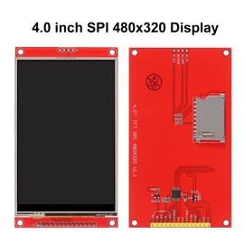 XIITIA 4.0" SPI TFT LCD Display Module 480x320 RGB LCD Screen 3.3V ST7796 Drive SPI Interface 8pin Full Color with Touch Pen for Arduino DIY