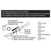 Prime-Line H 3960 Casement Folding Crank Handle, 2-3/4 In. Width,